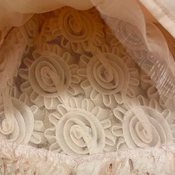 Pink rosette circle skirt - Picture 6 of 8